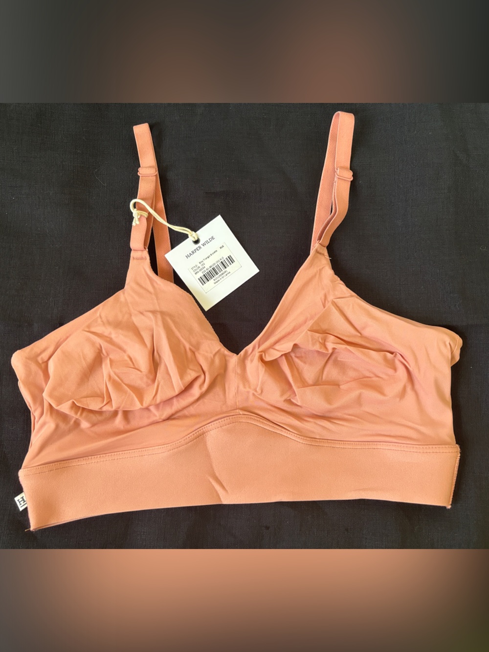 NWT Harper Wilde Triangle Bliss Soft-Cup Bralette in Cabana XL
